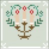 Bordurpakket kaarsenstandaard 9x9cm