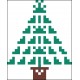 Bordurpakket kerstboom 6x8cm