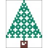 Bordurpakket kerstboom 6x8cm