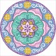 Borduurpakket kralen Mandala 44x44cm