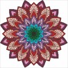 Borduurpakket kralen Mandala 45x45cm