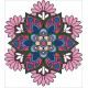 Borduurpakket kralen Mandala 31x34cm