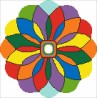 Borduurpakket kralen Mandala 30x31cm