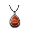 collier met steen 29x37mm sandstone