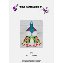 Patronen DEENS leaflet klok 12/16cm met schildpad