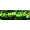 Jaspis blokjes 4x4mm groen/rood 90st. ca 38cm.