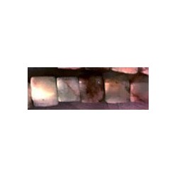 Japspis blokjes 4x4mm grijs/wit 90st. ca 38cm.