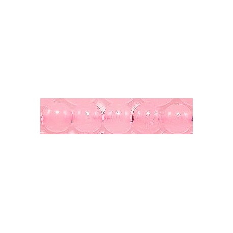 Edelsteen rose poeder kwarts 8mm ca.38cm