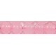 Edelsteen rose poeder kwarts 10mm ca.38cm