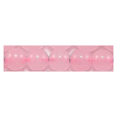 Edelsteen rose poeder kwarts 10mm ca.38cm