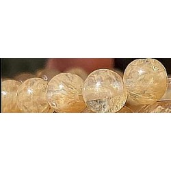 Edelsteen citrien 8mm ca.38cm