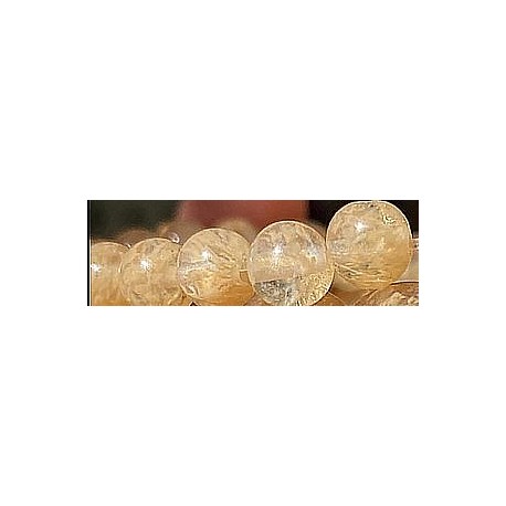 Edelsteen citrien 8mm ca.38cm