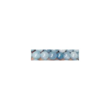 Edelsteen 6mm Aquamarijn l.blauw 38cm