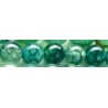 Edelsteen 8mm Dragon Agaat groen 38scm