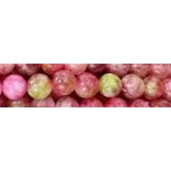 Edelsteen 8mm Toermalijn Watermelon 38scm