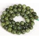 Edelsteen 6mm groene zuidelijke jade ca. 38cm.