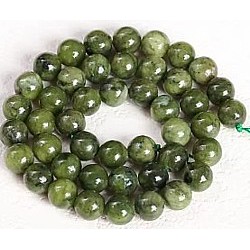Edelsteen 6mm groene zuidelijke jade ca. 38cm.