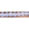 Edelsteen White Opal 8mm streng ca 47st.