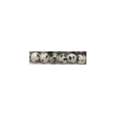 Edelsteen 4mm Dalmatier Jasper 60st.