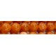 Edelsteen Oranje zonnesteen 8mm streng ca 47st.