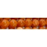 Edelsteen Oranje zonnesteen 8mm streng ca 47st.