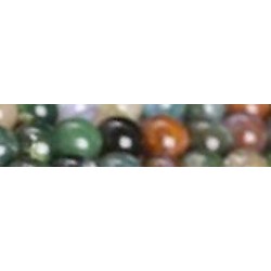 Edelsteen 6mm Indiase agaat ca. 60st.