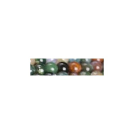Edelsteen 6mm Indiase agaat ca. 60st.