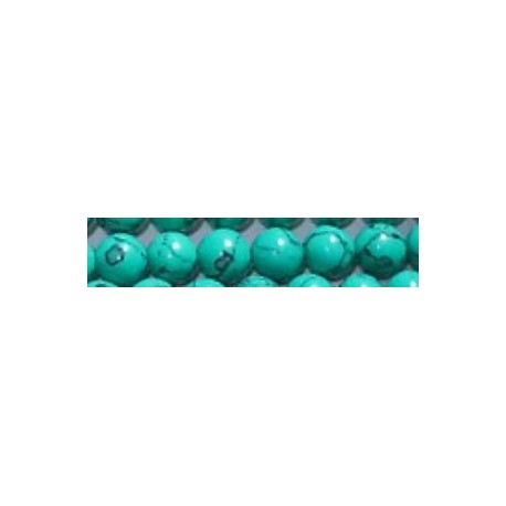 Edelsteen 8mm Turkoois groen ca 38cm.