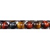 Edelsteen 8mm Tijgeroog bliksem 8mm ca.38cm