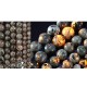 Edelsteen 8mm Sodalite flam stone 8mm ca.38cm