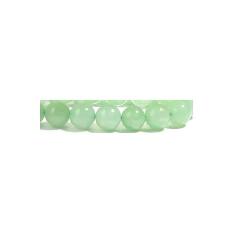 Edelsteen 10mm Groene jade 35st.