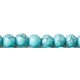 Edelsteen 4mm blauwe turqoise cs. 38cm.