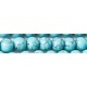 Edelsteen 8mm blauwe turqoise cs. 38cm.