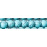 Edelsteen 8mm blauwe turqoise cs. 38cm.