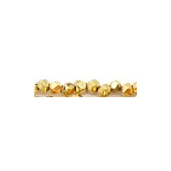 Edelsteen 4mm Gold Plated facet Hematiet 95st.