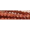 Edelsteen 4mm Gold sandstone faceted ca 90st.