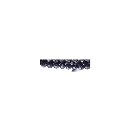 Edelsteen 4mm Blue Sandstone faceted ca 90st.