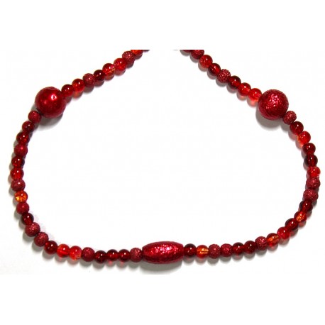 Ketting met ijskralen roof
