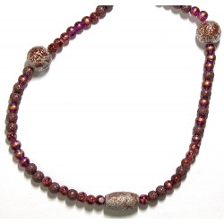 Ketting met ijskralen choco