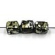 glaskr. blokje 7x5mm bruin/groen gemarmerd ca.25