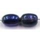 glaskraal geribbeld 20x10mm rood 5st
