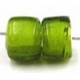 glaskraal 5x7mm groen/witte kern 25st