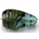 glaskr. druppel 21x13mm aqua bewerkt p.st