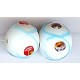 Glaskraal rond 12-13mm creme bewerkt 5st.UL