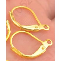 Oorhaakjes 16mm met scharnier 925 zilver p.p.