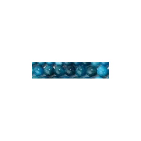 Edelsteen 6mm Apatite blauw 38scm