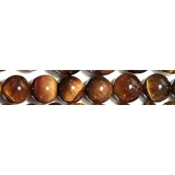 Edelsteen 6mm Tijgeroog ca 60st..