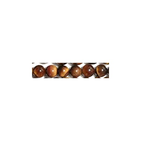 Edelsteen 8mm Tijgeroog ca 46st.