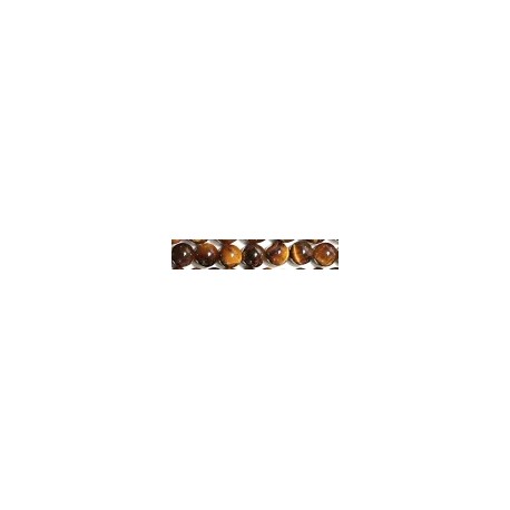 Edelsteen 4mm Tijgeroog ca 90st..