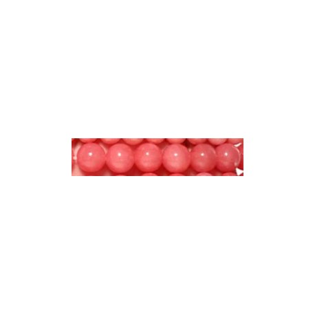 Edelsteen 8mm roze Calcedoon ca 45st.